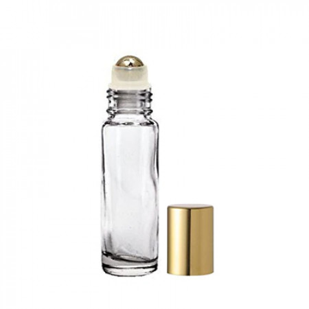 10ml Roll On Bottle With Gold Cap