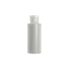 1 Oz Natural Cylinder With White Lock Top