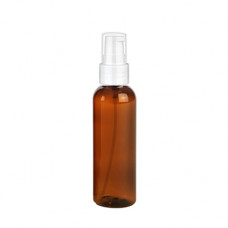 2 Oz Amber Bottle With White Treatment Pump