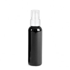 2 Oz Black Bottle With White Treatment Pump 
