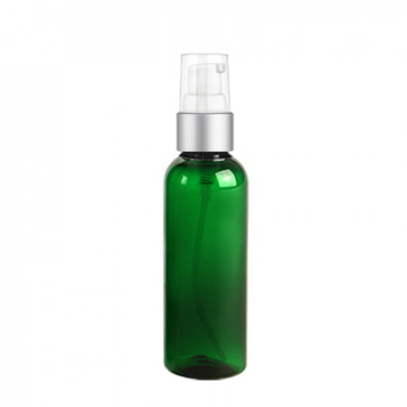2 Oz Green Bottle With Silver Treatment Pump