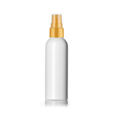 2 Oz White HDPE Bottle With Orange Sprayer
