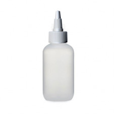 1 Oz LDPE Natural Bottle With White Twist Cap