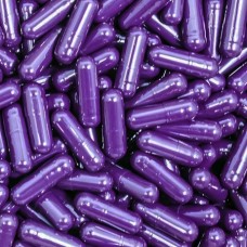 Purple Body Gelatin Capsules Size 0