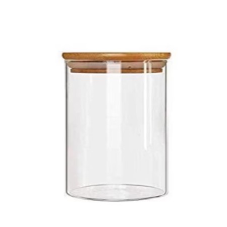 500 ml Glass Jar With Bamboo Lid