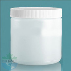 500 ml Natural Jar With White Cap