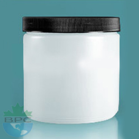 500 ml Natural Jar With Black Cap