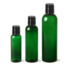 Green Pet Bottle With Blk Disc Top