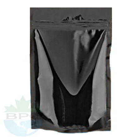 2 Oz Black Stand Up Pouch