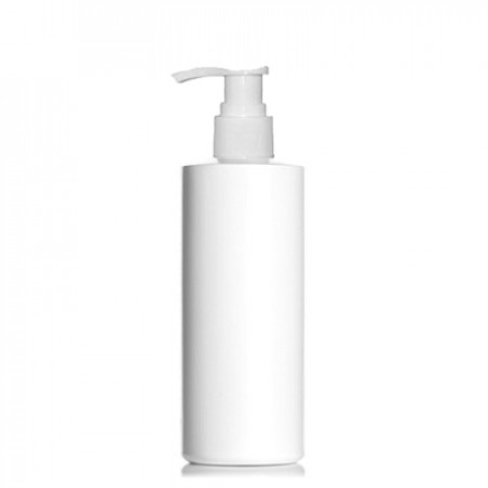 8 Oz HDPE White Bottle With Lotion Pump
